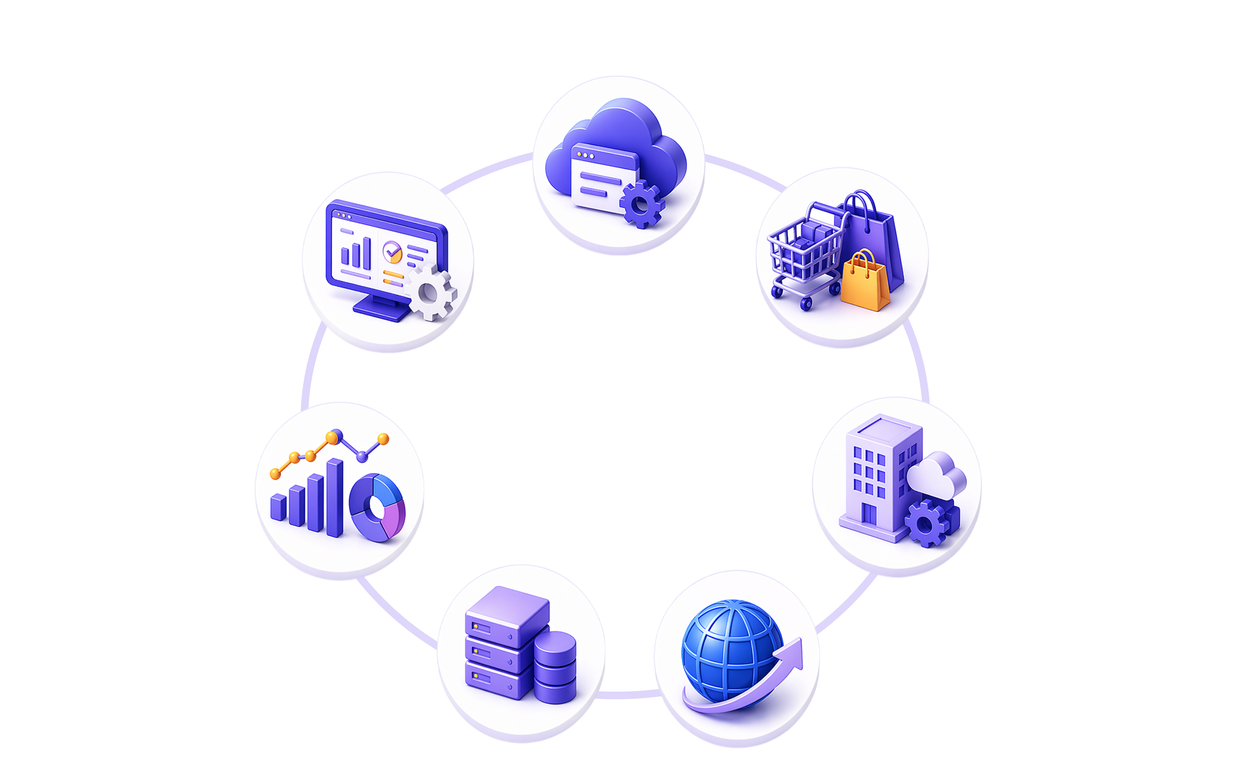 Platform & SaaS, Retail & Commerce, Enterprise DX, Global Expansion 등 주요 산업 분야